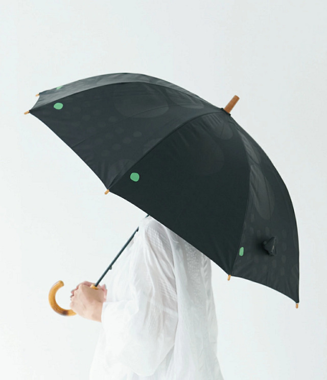 392plusm　UV parasol maru マル（55センチ）ブラック #UV対策