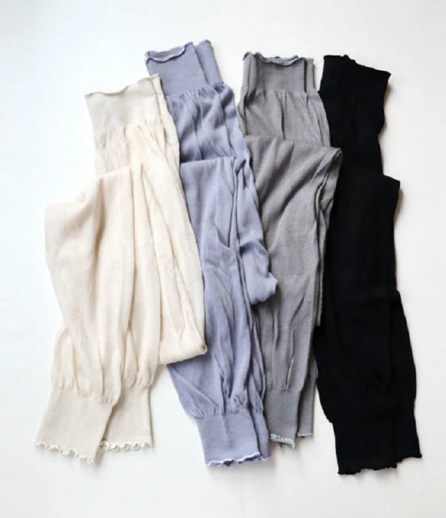 tawara　ゆるっとガーゼ編みコットン レギンス t60563  #KIVIS DOU_TAWARA