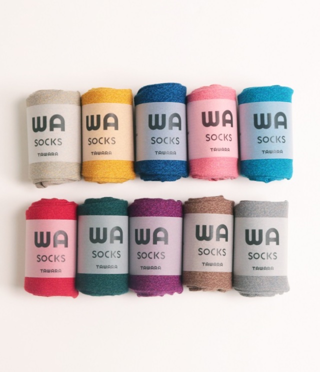tawara　コットン撚り杢　ＷＡショートソックス  T90102 #KIVIS DOU_TAWARA