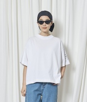 THOMAS MAGPIE エンブロイダリー BIG Tシャツ（ホワイト）