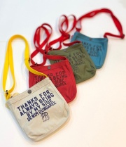 DENIM DUNGAREE ミニ ニュースペーパー BAG