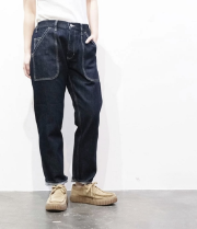 VENT BLANVENT BLANC+ 【定番】12ozデニム ベイカーパンツ（インディゴ）