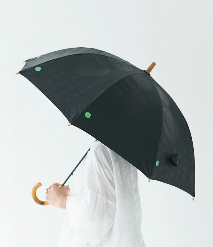 392plusm　UV parasol maru マル（55センチ）ブラック #UV対策