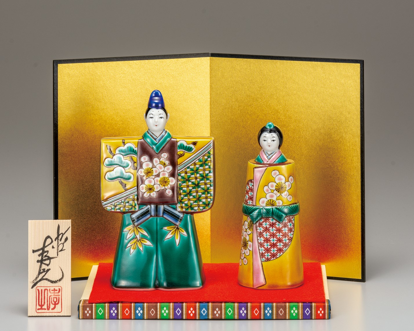 九谷焼 雛人形 美品 | signalstationpizza.com