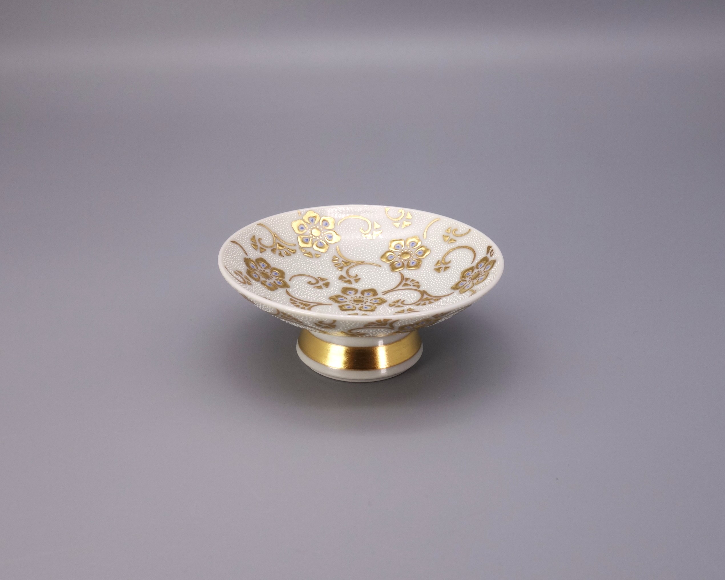 九谷焼酒盃　仲田錦玉