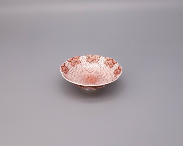 酒盃 赤絵唐草文 [ 林美佳里 ]