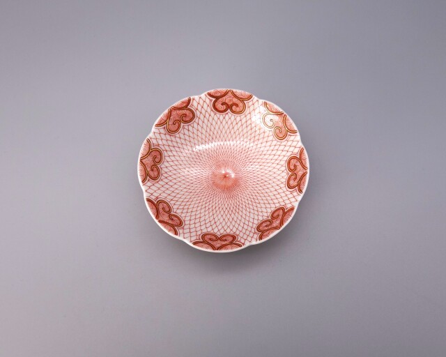 酒盃 赤絵唐草文 [ 林美佳里 ]