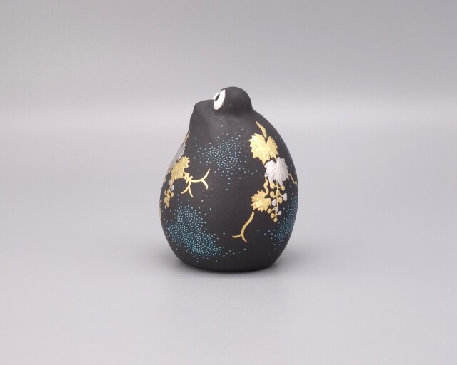 2.2号蛙 白金盛渦打青粒葡萄図（台・木札付） [ 三代 仲田錦玉 ]