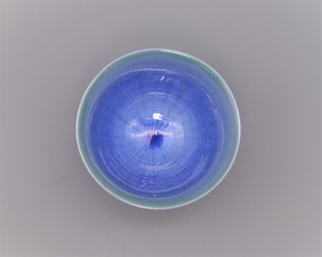 九谷焼酒盃　中田一於