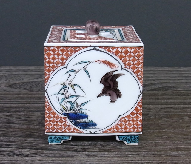 宮本忠夫作 倣古九谷 角銚子・泰山造 倣古九谷 酒盃 九谷焼 宮本