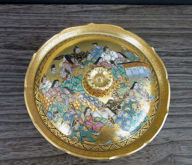 蓋付菓子器 百人一首 [ 中田龍山 ]