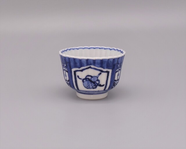 九谷焼酒盃　山本長左