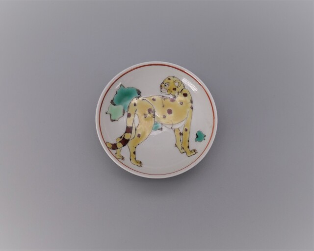 酒盃　チーターの絵　[ 山近泰 ]