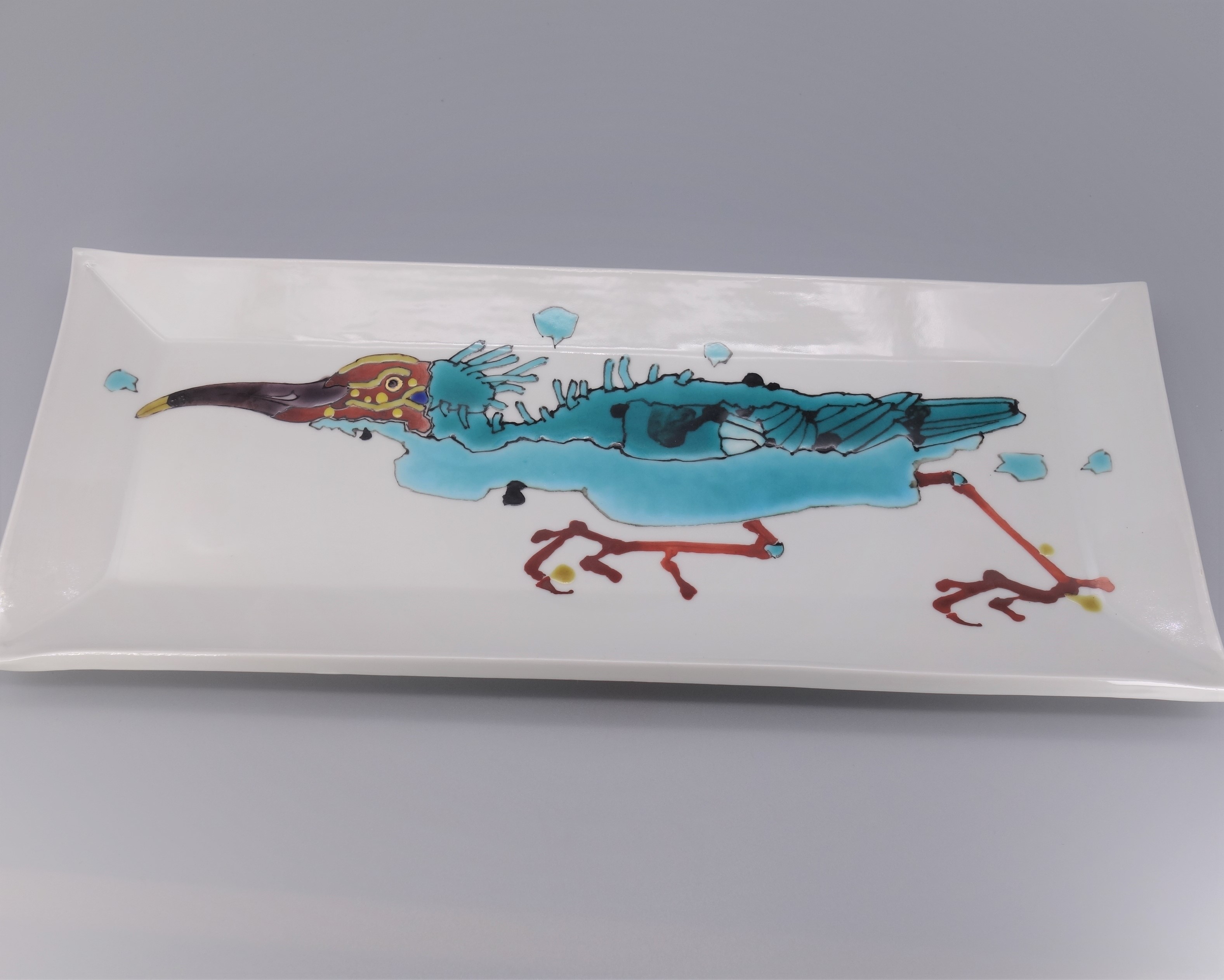 武腰潤先生の九谷焼角皿の出品です。 武腰潤先生の九谷焼角皿の出品です。 - メルカリ