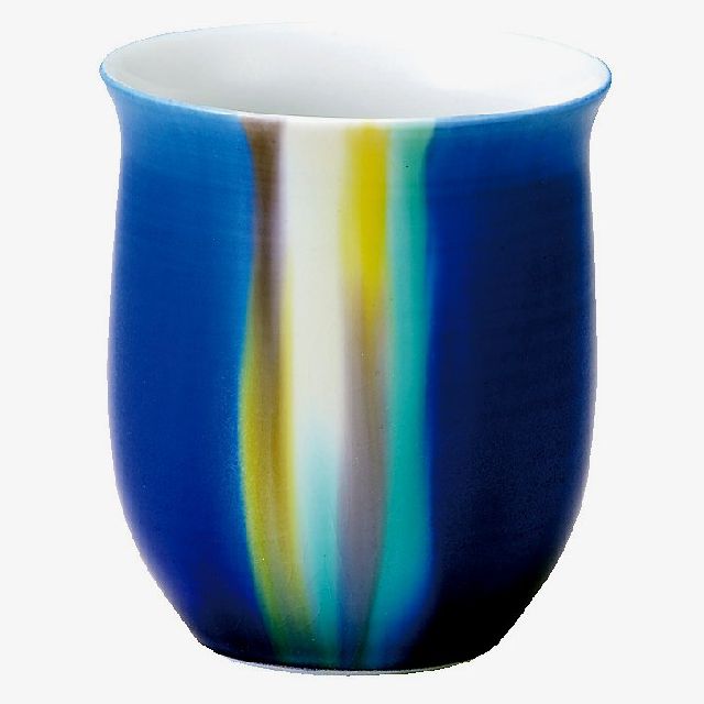 九谷焼ギフト ご贈答品 御祝い 九谷焼湯呑 釉彩 博峰窯