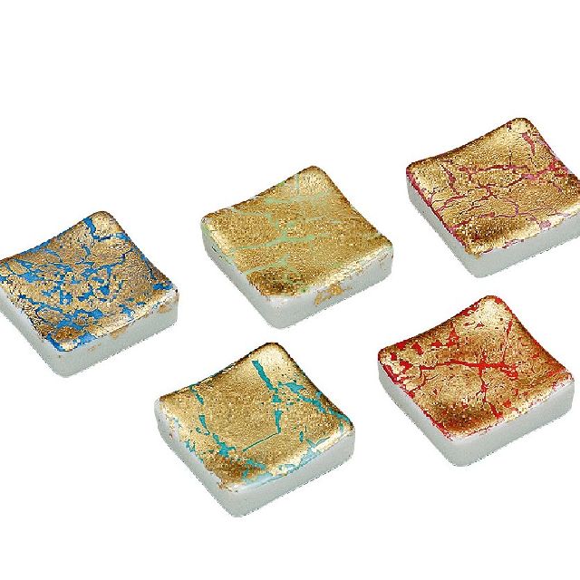 九谷焼ギフト ご贈答品 御祝い 九谷焼箸置 金箔彩