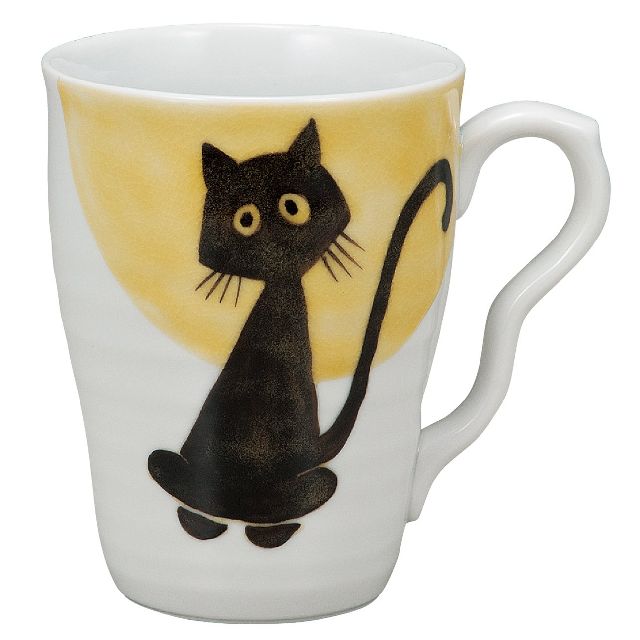 九谷焼ギフト ご贈答品 御祝い 九谷焼マグカップ ねこ