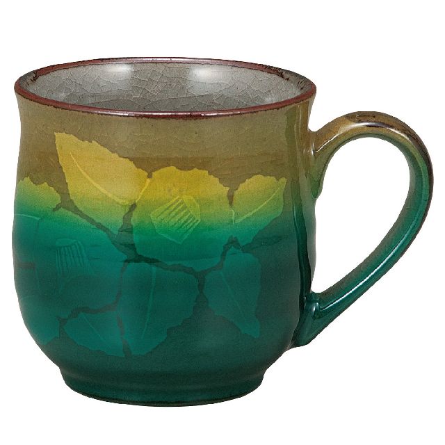 九谷焼ギフト ご贈答品 御祝い 九谷焼マグカップ 銀山茶花