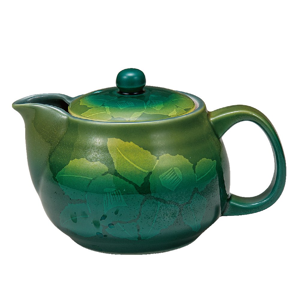 九谷焼ギフト ご贈答品 御祝い 九谷焼ポット急須 銀山茶花 （網付）