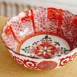 九谷焼ギフト ご贈答品 御祝い 九谷焼6号鉢 飯田屋