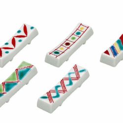 九谷焼ギフト ご贈答品 御祝い 九谷焼箸置 色絵小紋