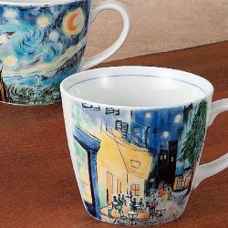 九谷焼ギフト ご贈答品 御祝い 九谷焼ペアマグカップ ゴッホ