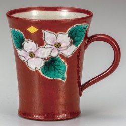 九谷焼ギフト ご贈答品 御祝い 九谷焼マグカップ 花水木 創正窯