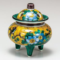 高級ギフト ご贈答品 九谷焼3号豆香炉 吉田屋