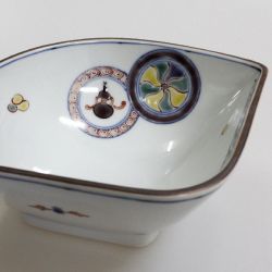 九谷焼アウトレット50％OFF!! 九谷焼5.8号小鉢 古九谷丸紋 三浦晃禎