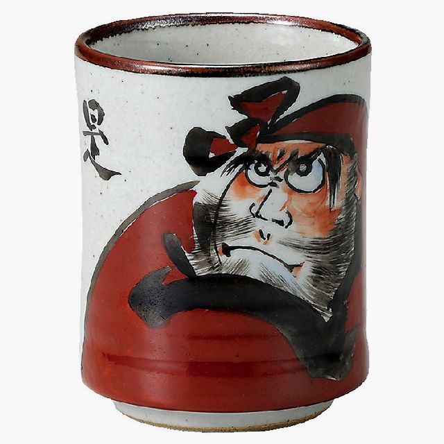 九谷焼ギフト ご贈答品 御祝い 九谷焼大湯呑 だるま 【九谷焼販売の