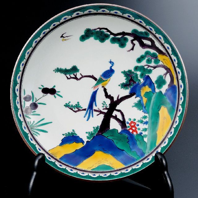 【九谷焼】伝統工芸　美術品　花器　壺　山岸雄三 九谷焼】伝統工芸 美術品 花器 壺 山岸雄三最 安値 で