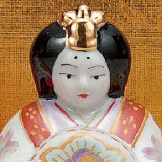 送料無料】【雛人形】桃の節句 ギフト ご贈答品に 九谷焼3号雛人形
