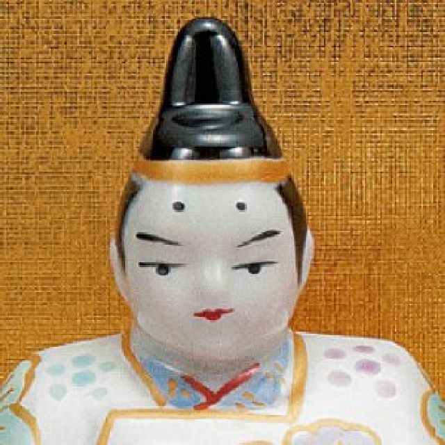 送料無料】【雛人形】桃の節句 ギフト ご贈答品に 九谷焼3号雛人形