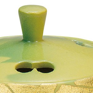 九谷焼高級ギフト ご贈答品 九谷焼3.5号香炉 金箔吉祥牡丹 山田登陽志