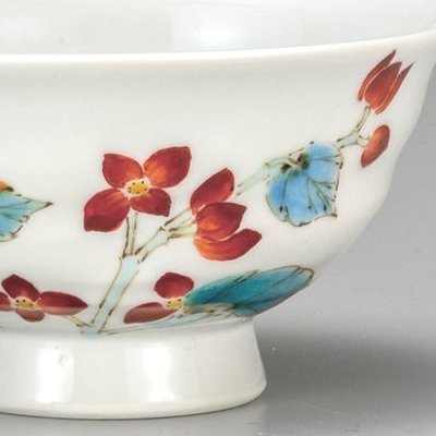 九谷焼ギフト ご贈答品 御祝い 九谷焼組飯碗 愁海棠 平野由佳 【九谷焼