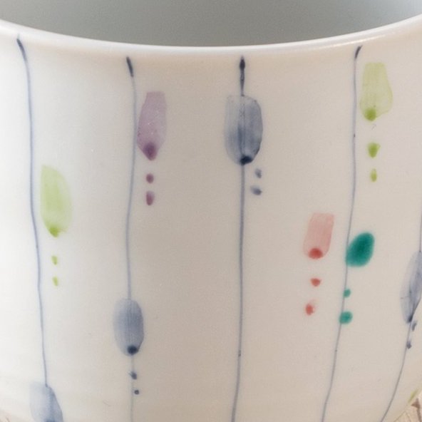 九谷焼ギフト ご贈答品 御祝い 九谷焼ペアマグカップ 彩十草 【九谷焼