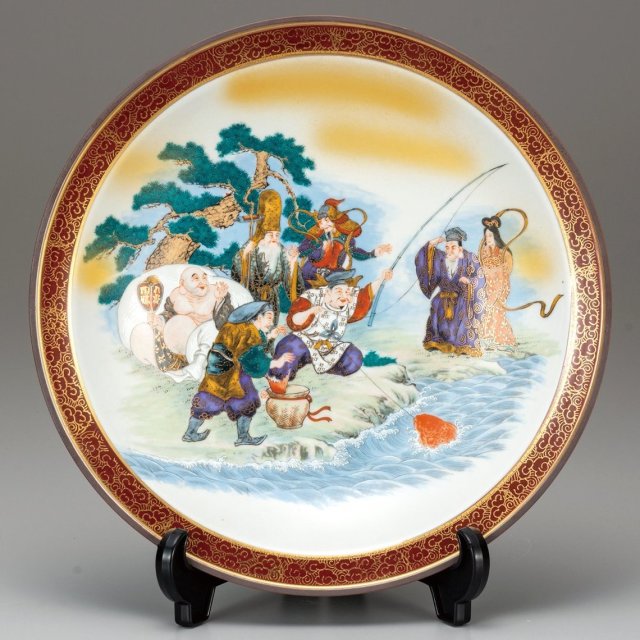 九谷焼 七福神飾り皿 【公式通販】