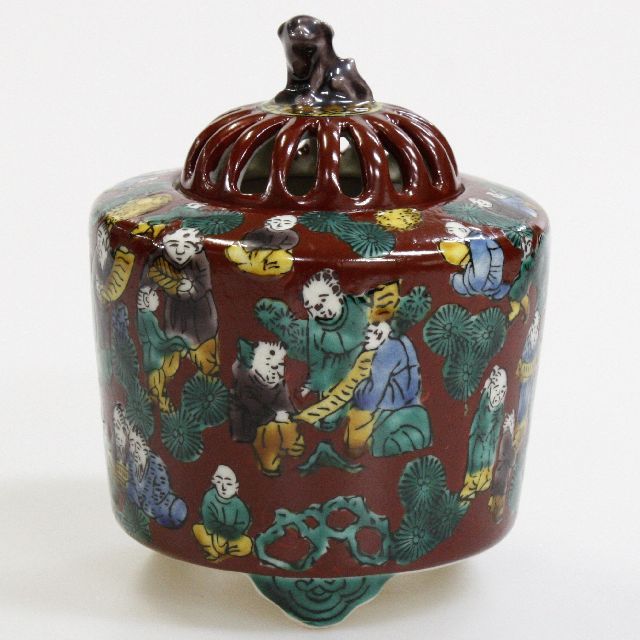 ✫九谷焼✫香炉・骨董 香炉 九谷焼 角福 陶器 骨董 美術品 - メルカリ