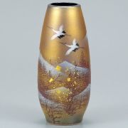 贈り物、ご贈答品に豪華で気品漂う九谷焼の花瓶 【九谷焼販売のうつわ