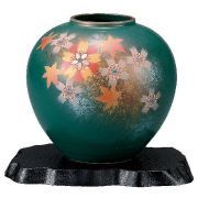 贈り物、ご贈答品に豪華で気品漂う九谷焼の花瓶 【九谷焼販売のうつわ