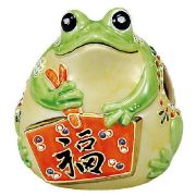 贈り物、ご贈答品に縁起の良い九谷焼の縁起置物 【九谷焼販売の