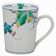 九谷焼ギフト ご贈答品 御祝い 九谷焼マグカップ 野ぶどう