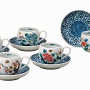 九谷焼ギフト ご贈答品 御祝い 九谷焼コーヒーセット 草花絵変り