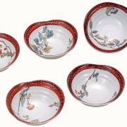 九谷焼ギフト ご贈答品 御祝い 九谷焼4.2号小鉢揃 木の実絵変り
