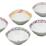九谷焼ギフト ご贈答品 御祝い 九谷焼4.2号小鉢揃 色絵絵変り