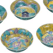 九谷焼ギフト ご贈答品 御祝い 九谷焼4号小鉢揃 吉田屋絵変り