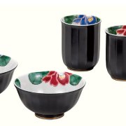 九谷焼ギフト ご贈答品 御祝い 九谷焼睦揃 色椿