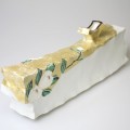九谷焼10.5号花器 金彩椿 山崎浩昭