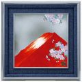 【送料無料】九谷焼ギフト ご贈答品 御祝い 九谷焼陶額 赤富士 山上義正