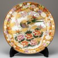 九谷焼ギフト ご贈答品 御祝い九谷焼12号飾皿 花詰（皿立付）